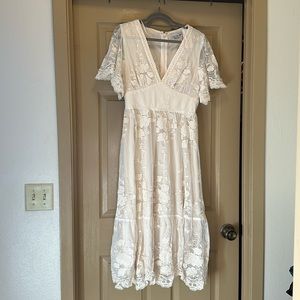 Baltic Born Clarissa Midi Dress, Size M NWT